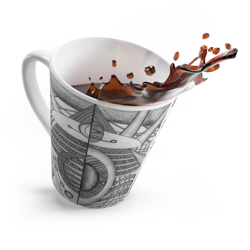 Shaun Oster Art - Latte mug